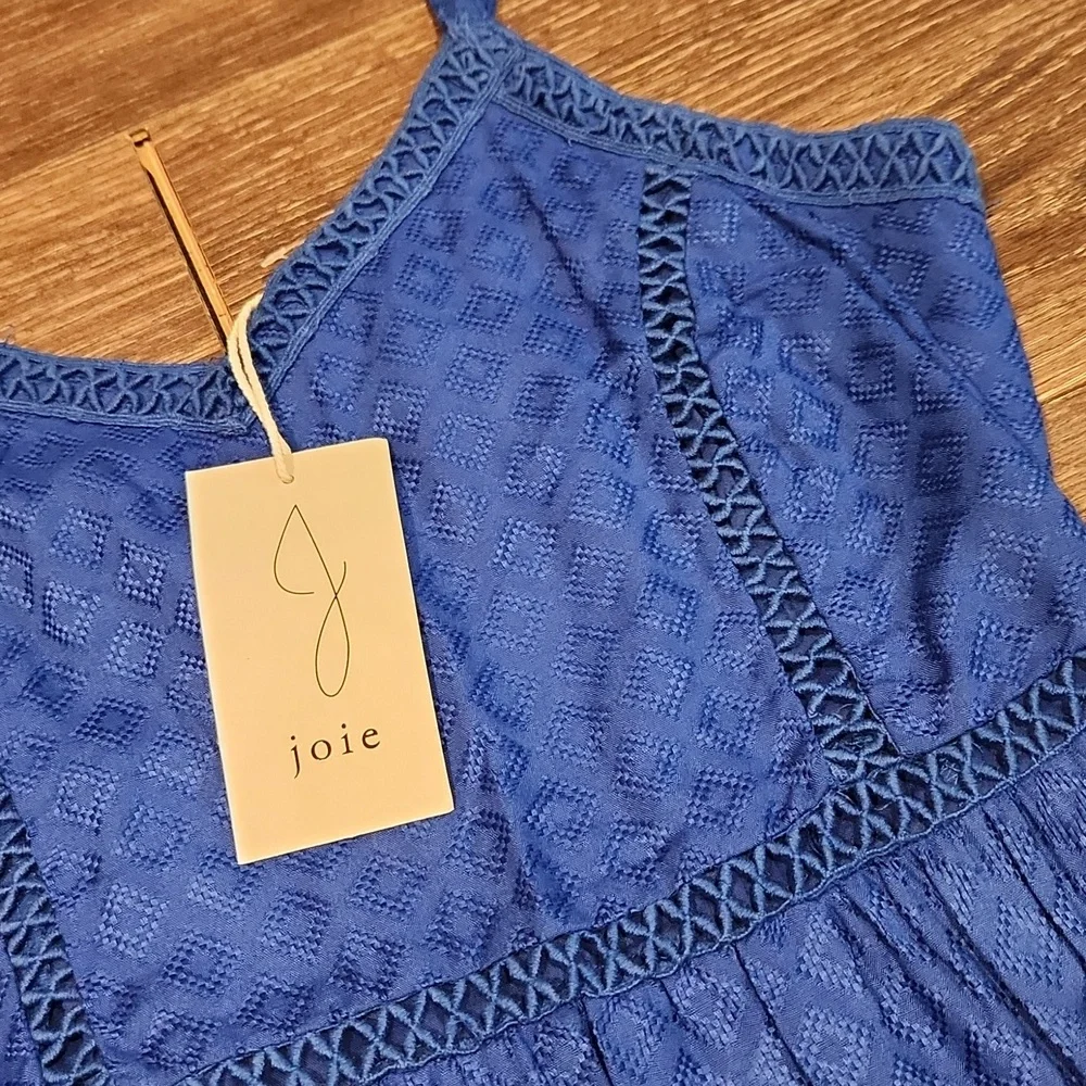 ❤️ NWT! JOIE MAXI DRESS, LACE TRIM, COTTON, XS - Picture 5 of 9